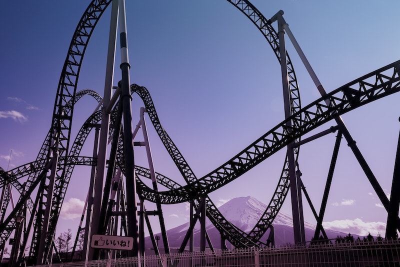 An image of a roller coaster to promote the special events